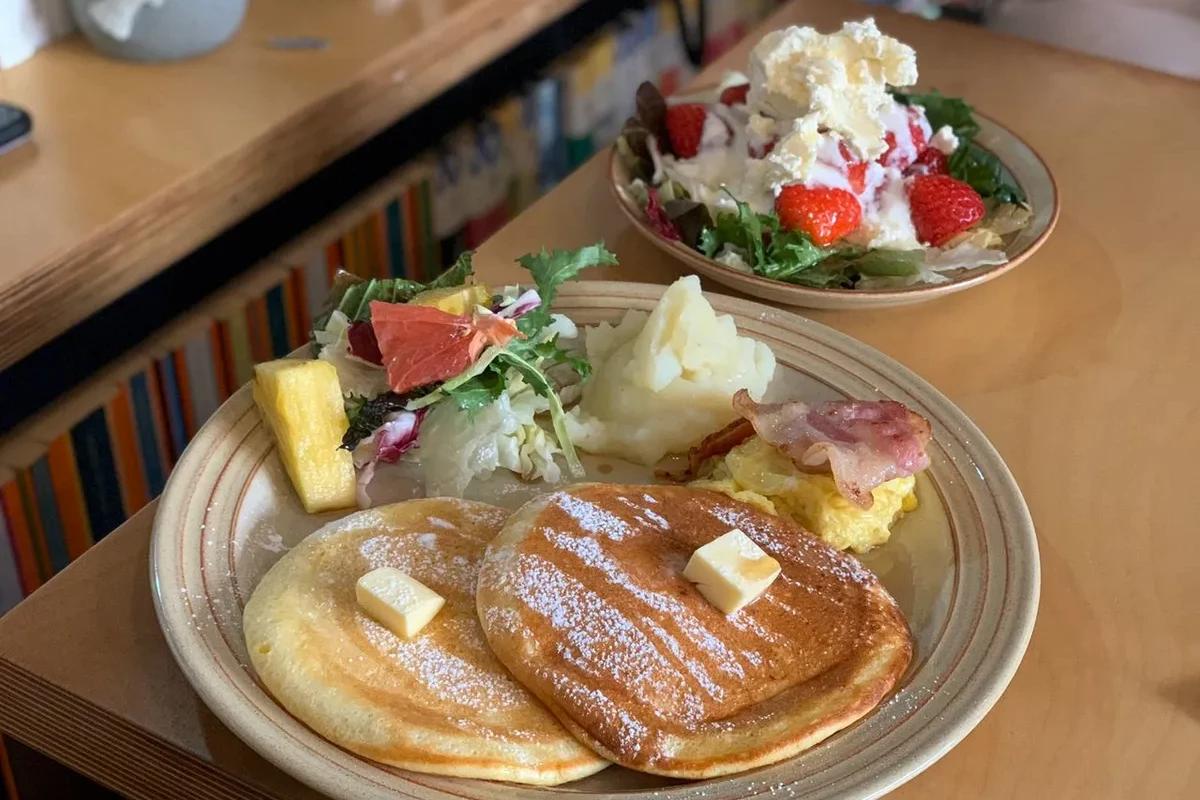 서울 마포구에 위치한「Butter Milk」카페の外관。