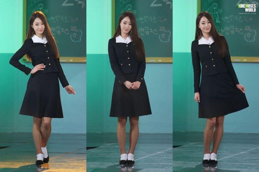 đồng phục học sinh hàn quốc trường trung học nữ sinh seoul gyeonggi ninemuse kyungri