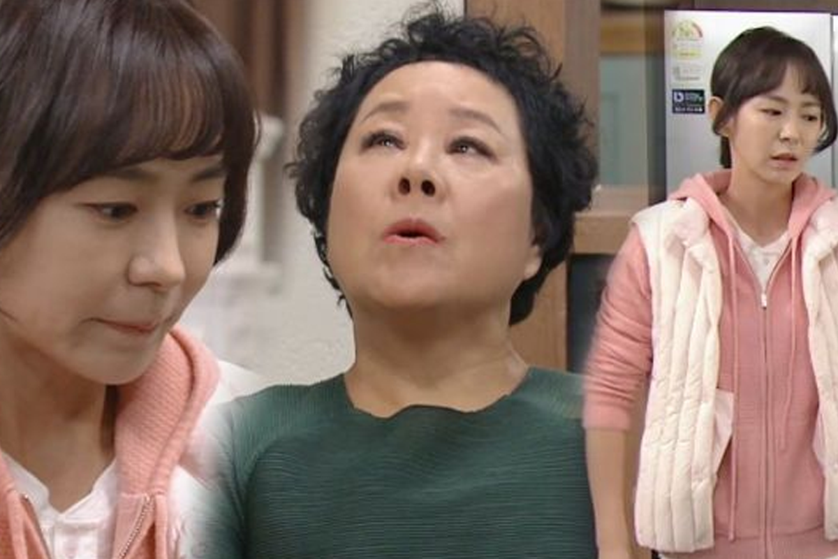 A popular South Korean drama scene dramatizing a family conflict.