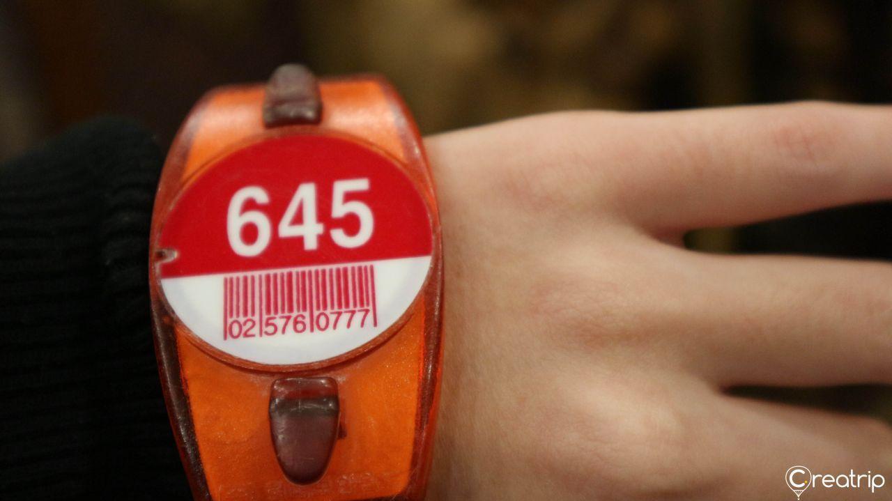 ป้ายคำแนะนำเกี่ยวกับการใช้บริการใน Yongsan Dragon Hill Spa ที่ยงซาน โซล