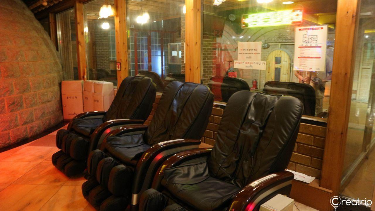 ห้องซาวน่าอุณหภูมิสูงใน Yongsan Dragon Hill Spa ที่ยงซาน โซล