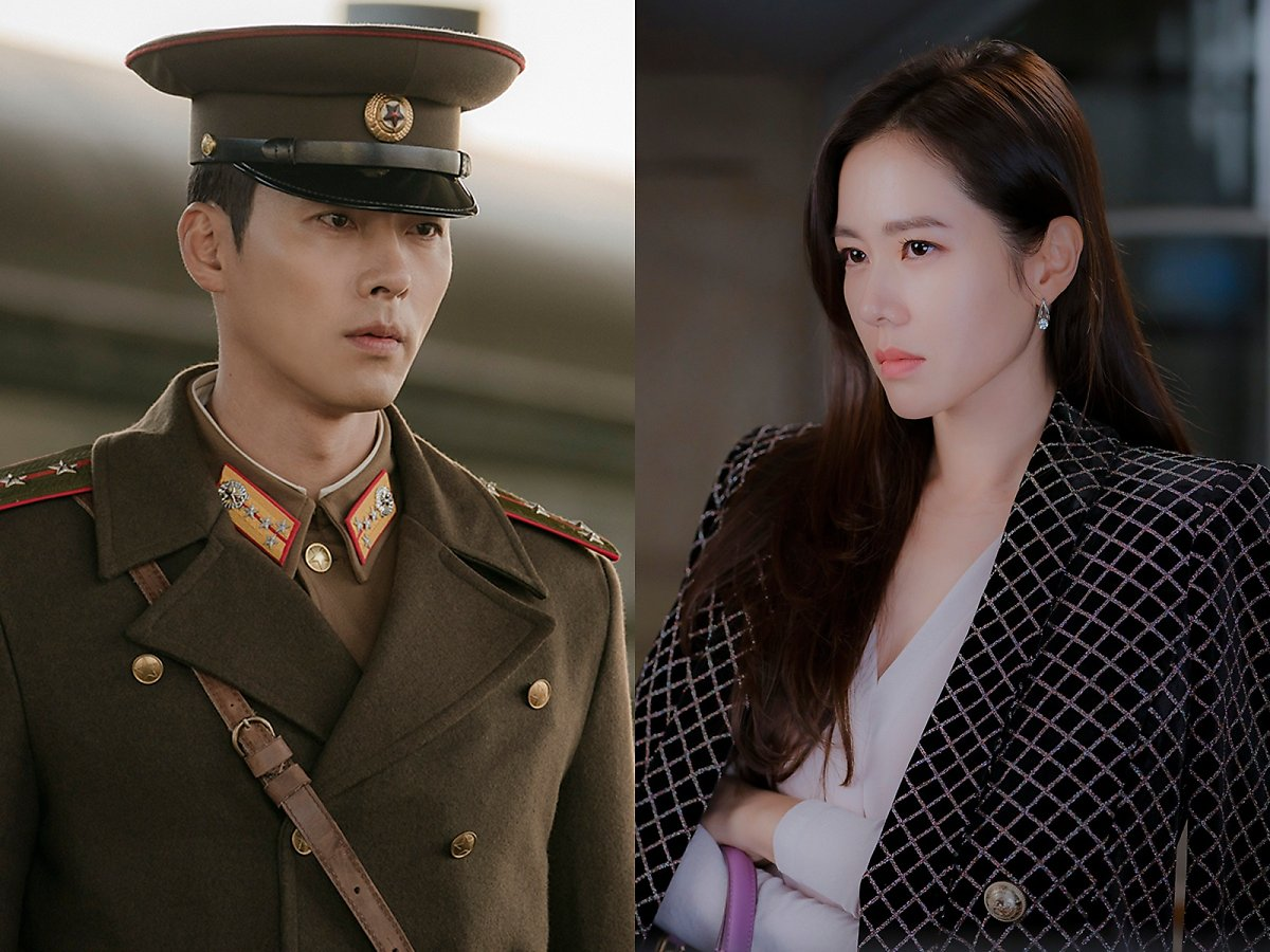 Side-by-side image of main characters displaying North-South Korea dynamic from 'Crash Landing on You'