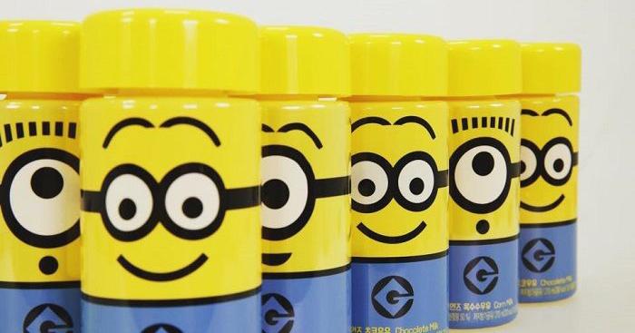 韩国便利超商小小兵牛奶