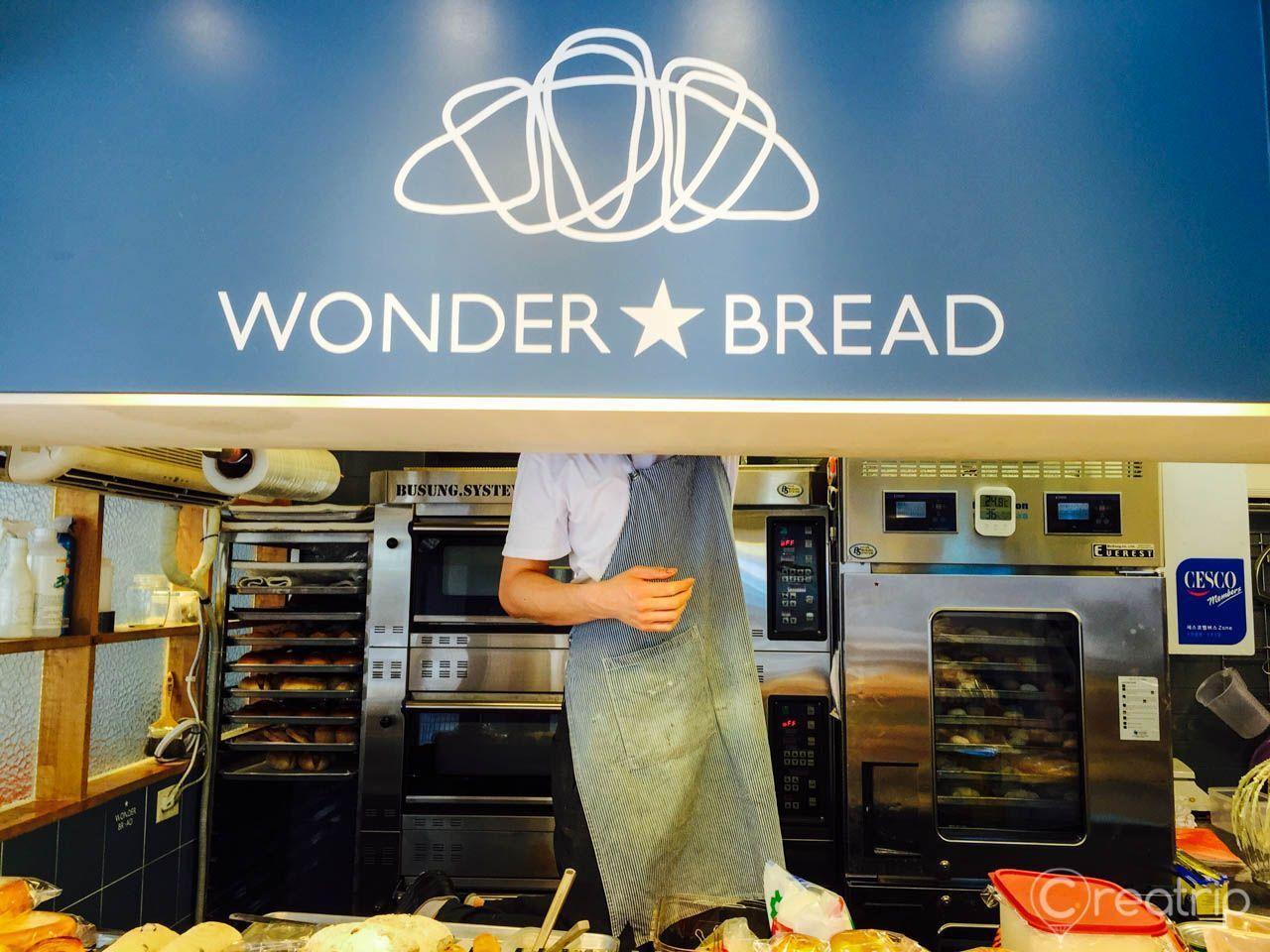 Wonder Bread的內部展示與烘焙工坊,麵包烘焙的場所。
