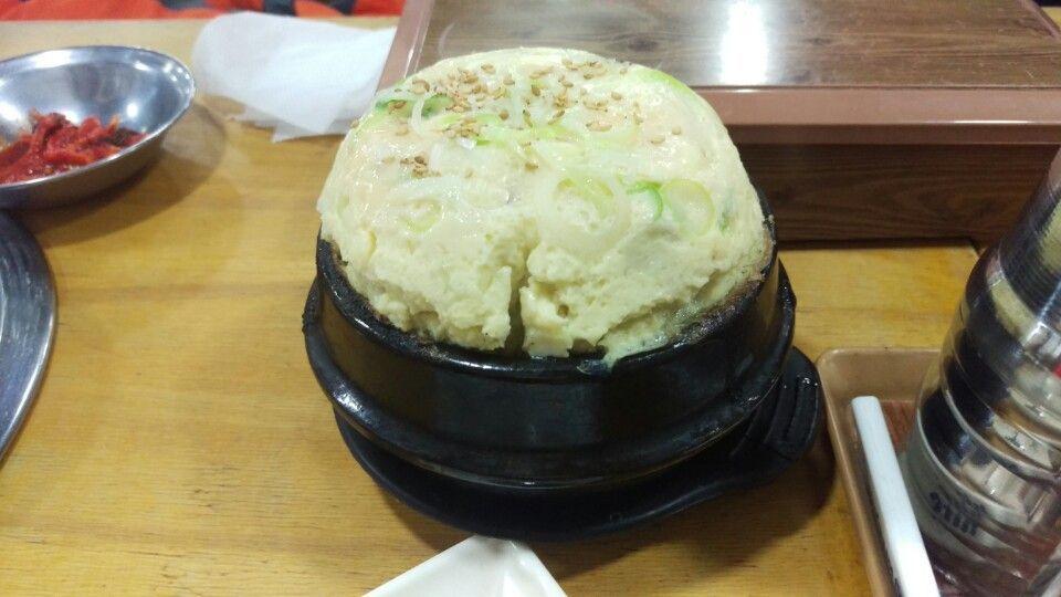A plate of deliciously spicy and savory marinated Korean pork, served at Jokbal restaurant.