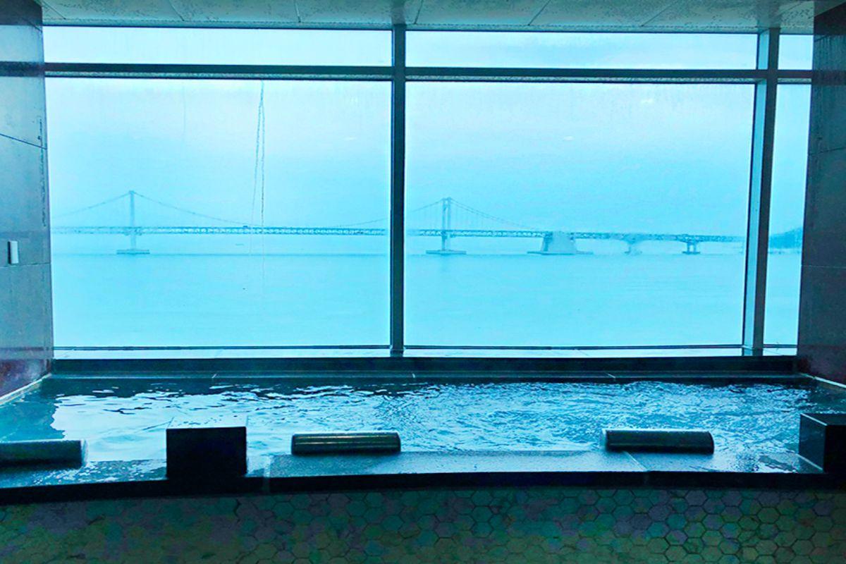 phòng tắm hơi ở Gwangalli, Hotel Aqua Palace Water Park & Jjimjilbang 