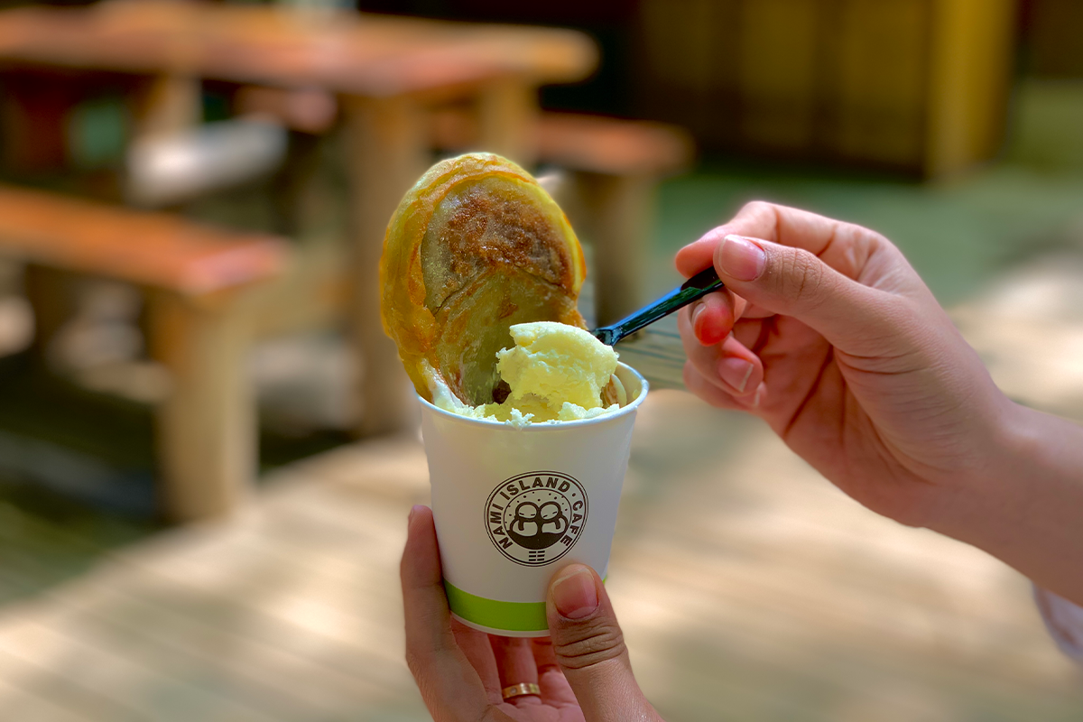 南怡島美食 糖餅 雪糕