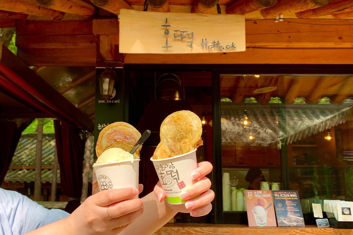 南怡島美食 糖餅