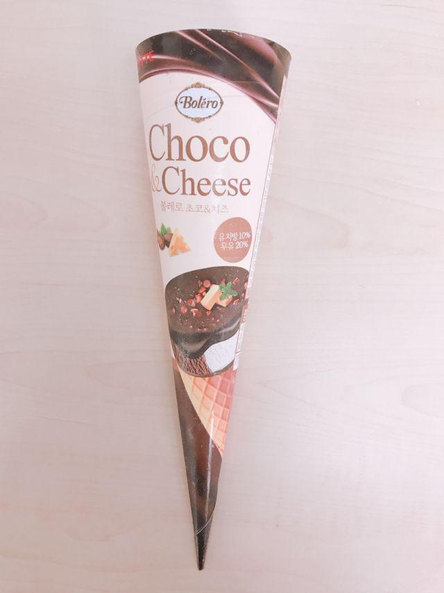 韓國CU便利商店Bolero Choco Cheese冰品包裝