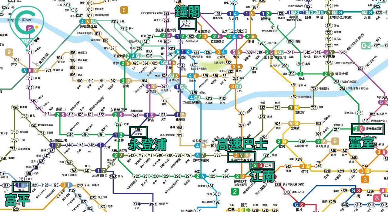 韩国地下街购物商场地图，显示主要购物点位及交通路线。