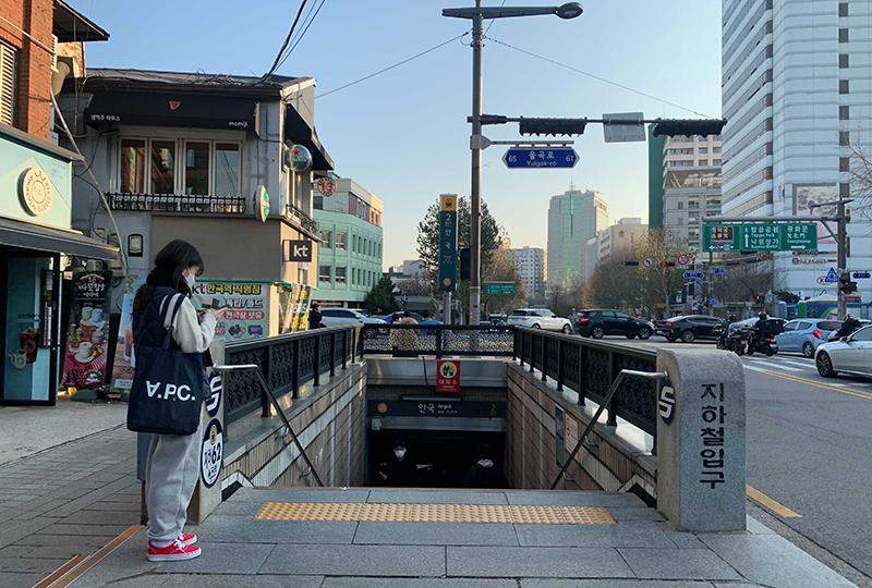 北村、アンコク駅からの行き方、ソウル散策ルート