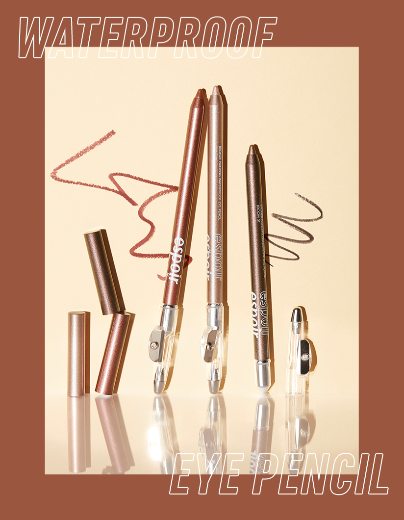 Новый водостойкий бронзовый карандаш для глаз от eSpoir. Гладкое нанесение и долгосрочная крепкость.