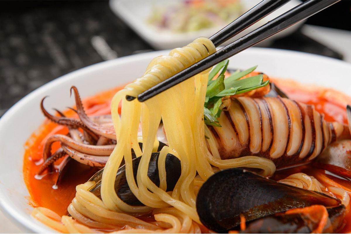 辣海鮮湯麵 韓國