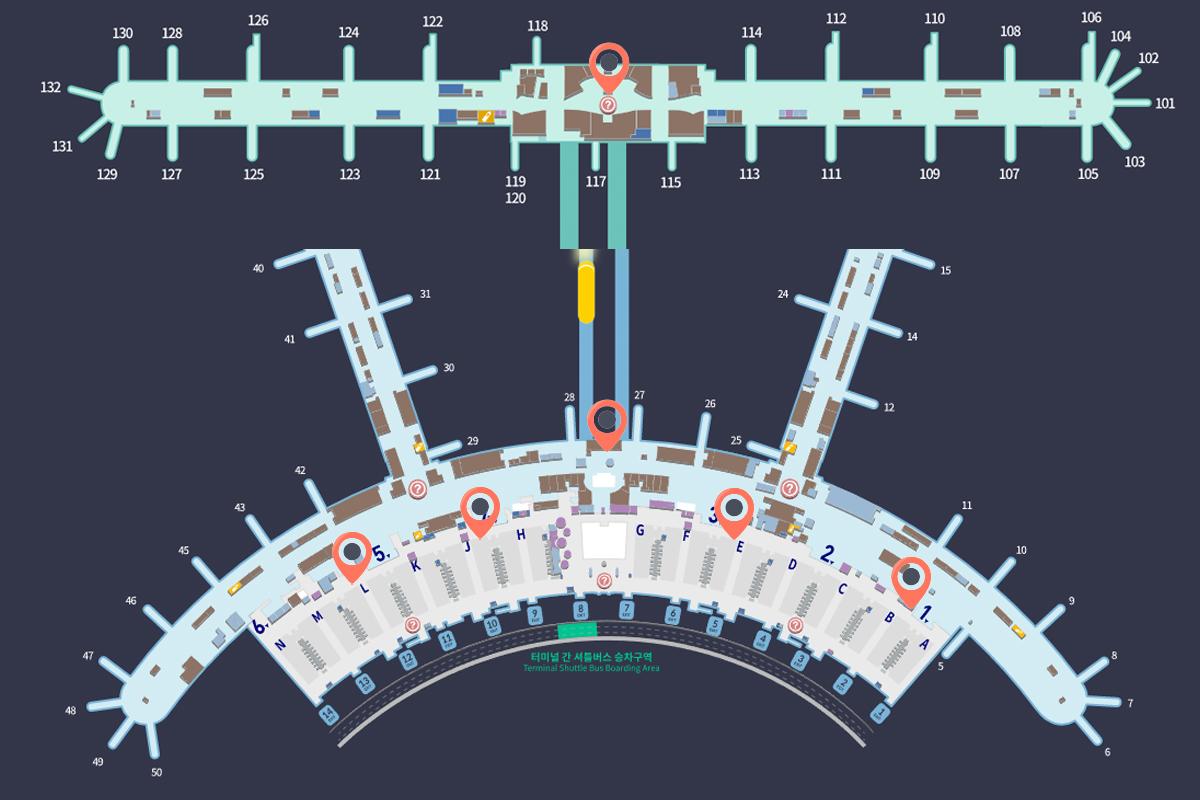 仁川機場退稅位置