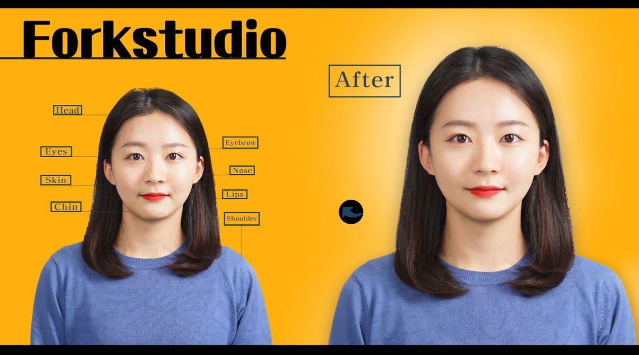 韓国証明写真、韓国フォトショップ、韓国スタジオ、韓国撮影、韓国写真館、フォトショップ、forkstudio