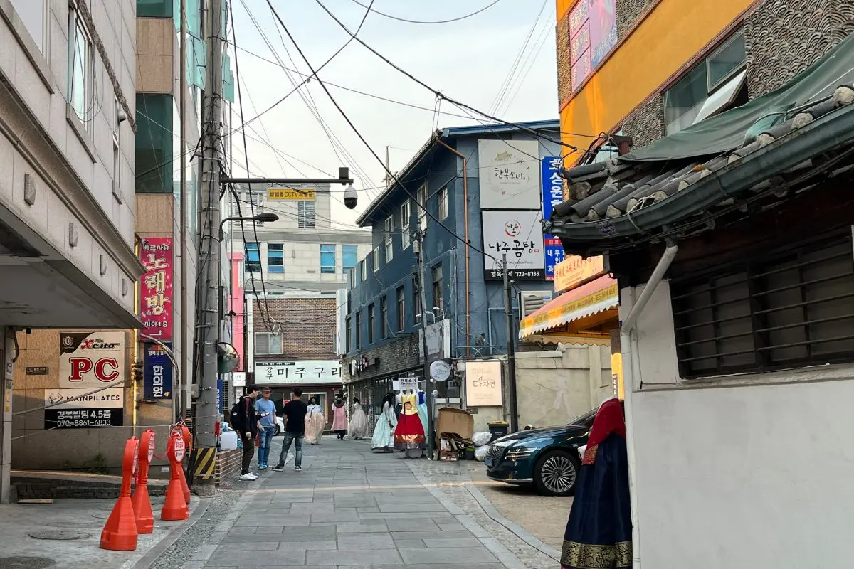 韓服少女 首爾韓服