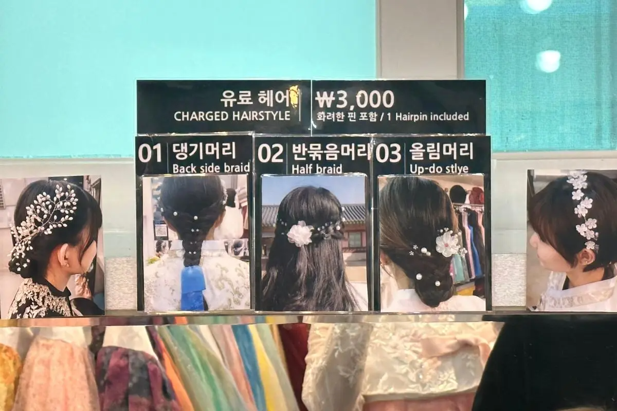 kiểu tóc hanbok hàn quốc