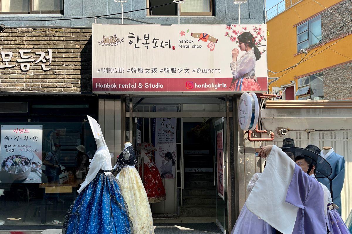 Chỉ đường tới cửa hàng thuê hanbok Hanbok Girls 