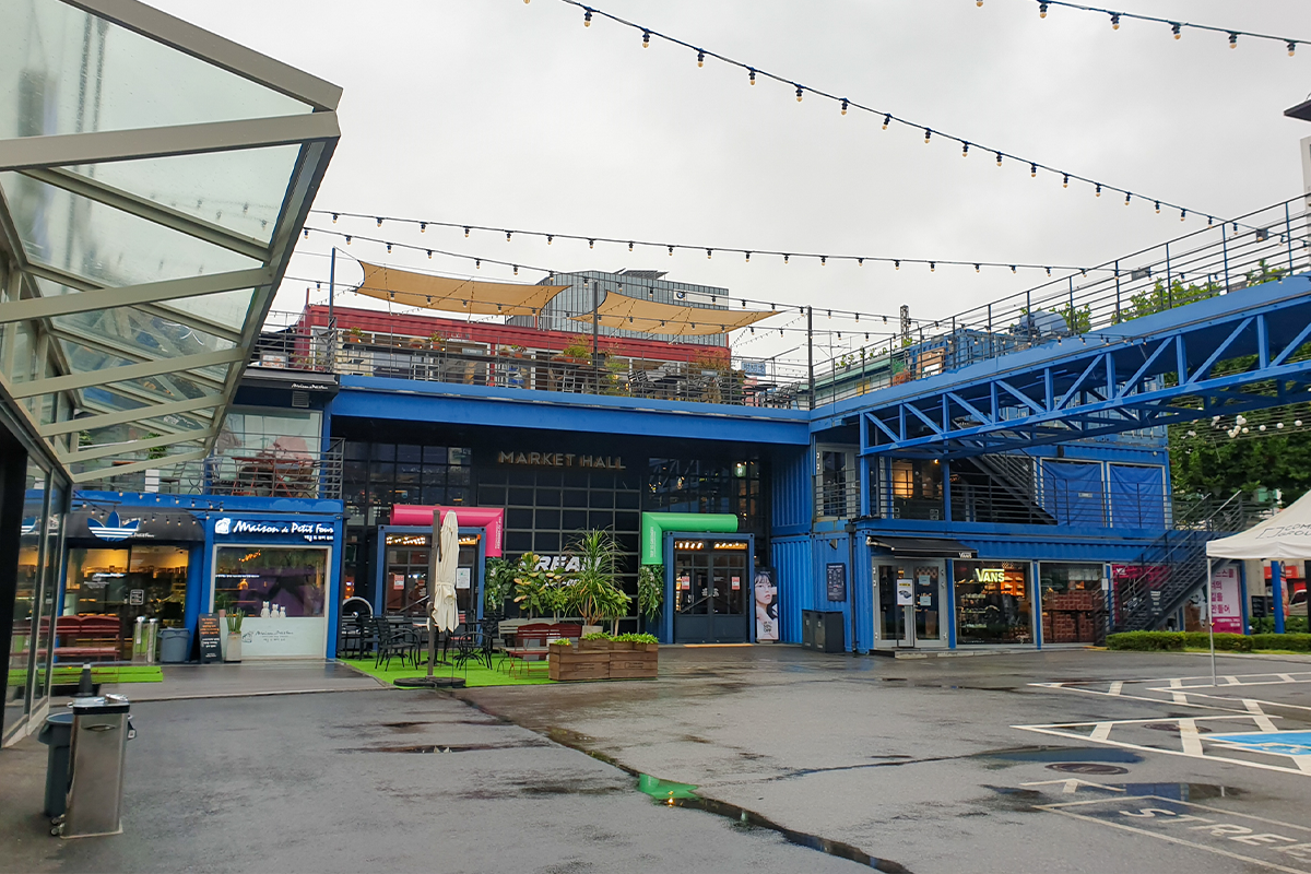 seoul korea common ground, container shopping mall