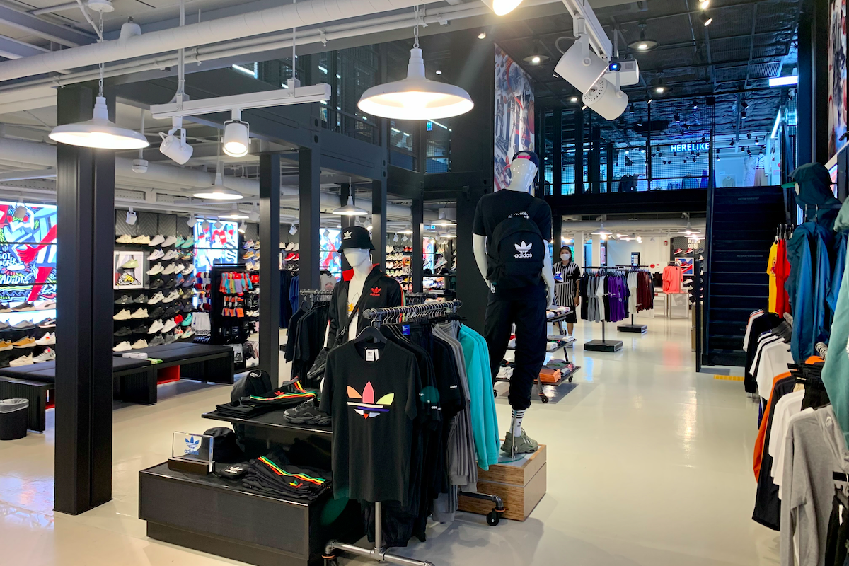 seoul korea common ground, container shopping mall, adidas