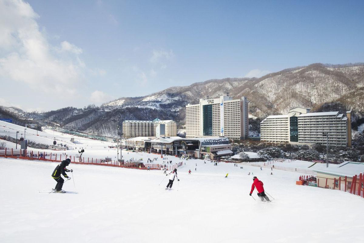 百玩地公園  滑雪 江原道 