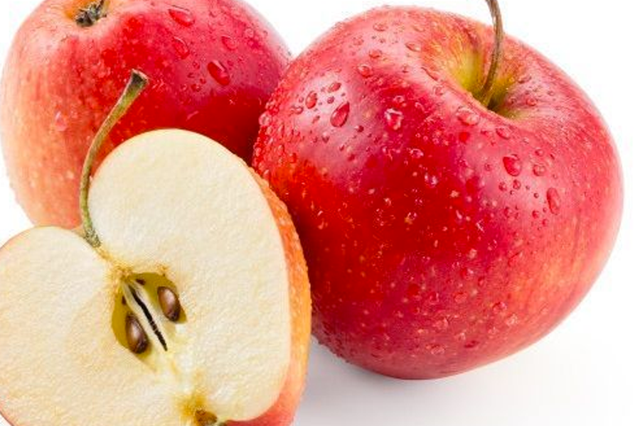 韩国秋季新鲜苹果：韩国中秋祭祀桌上的丰收硕果，清晨享用的金苹果。