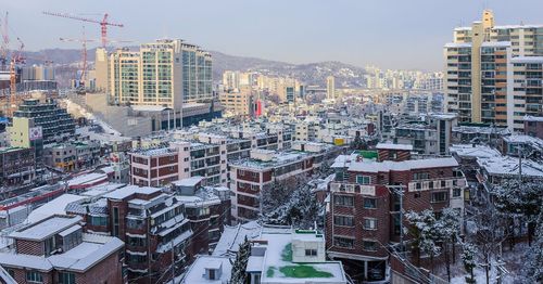 This year's winter in South Korea has been cold