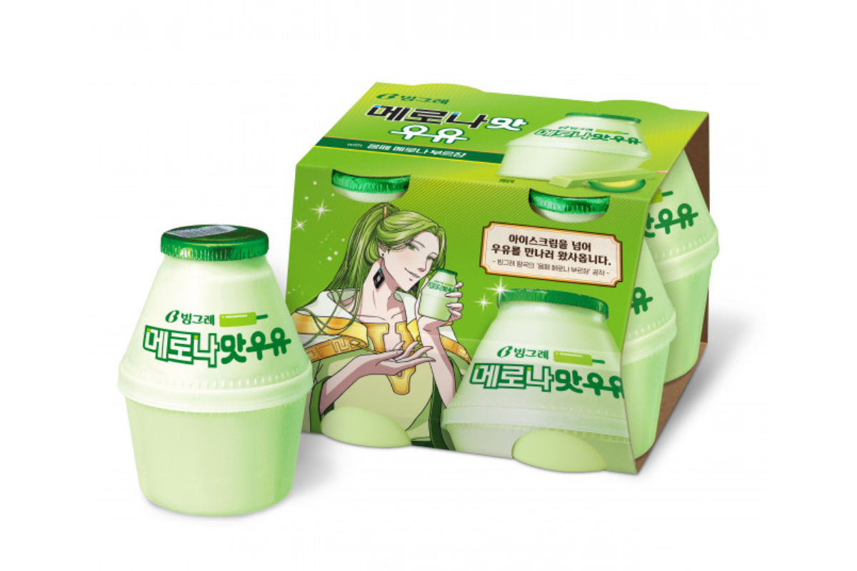 韓國新品 韓國香蕉奶Melona雪條味