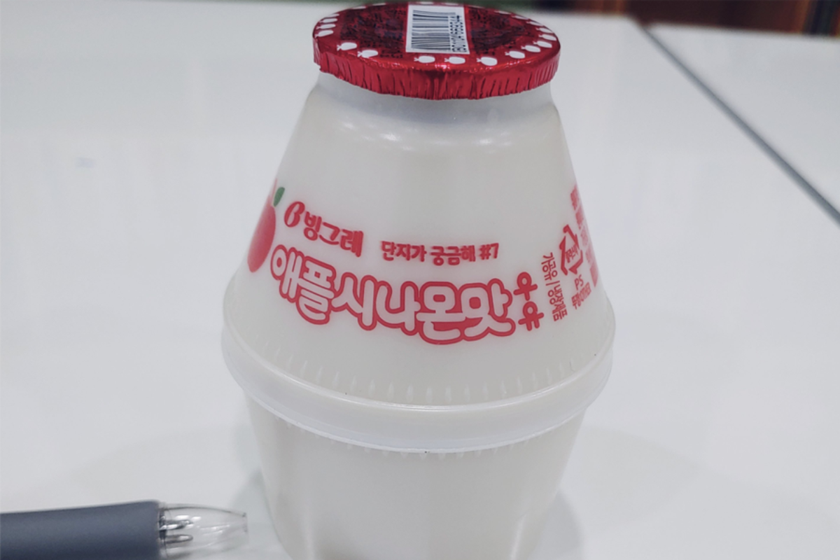 韓國香蕉奶 蘋果肉桂味