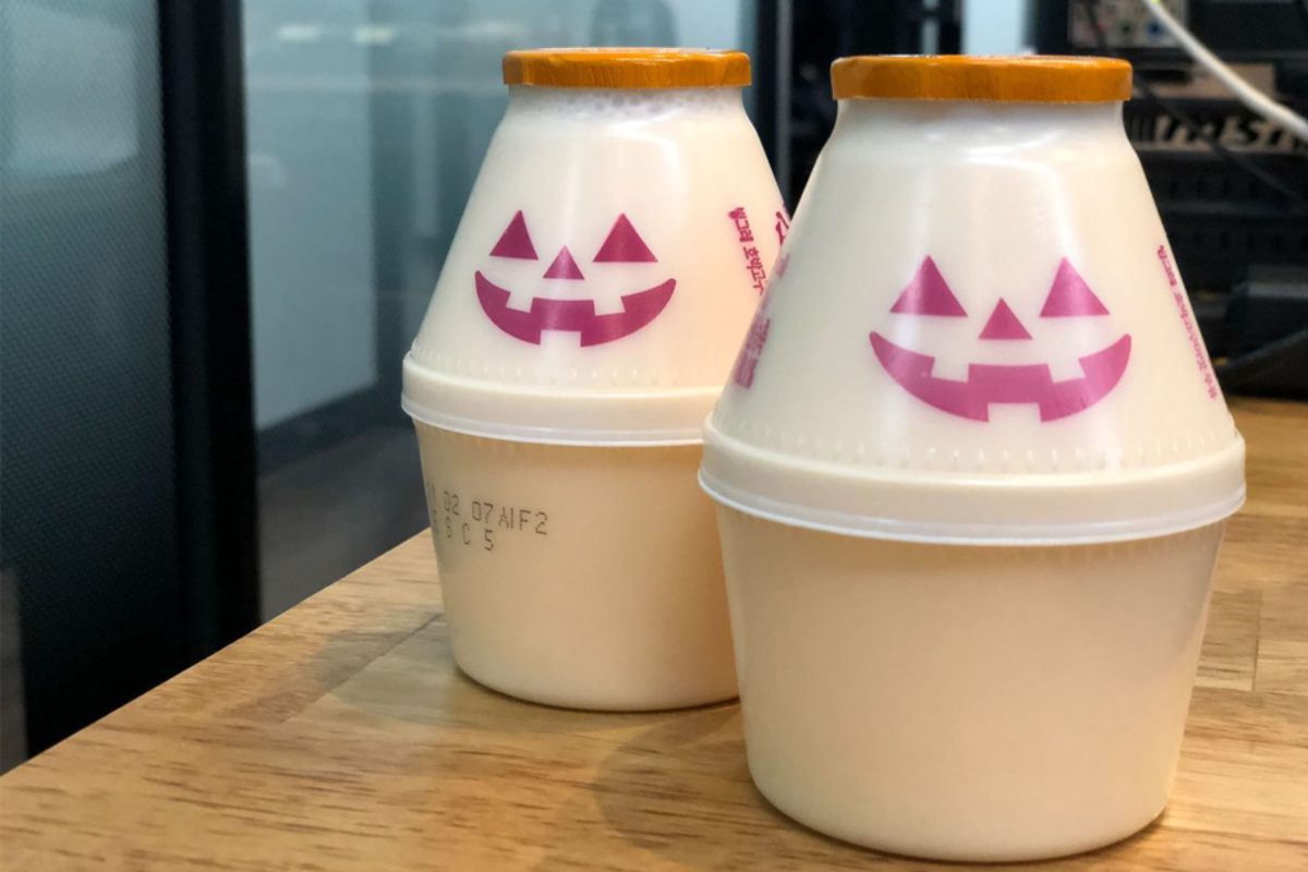 韓國香蕉奶 萬聖節限定蕃薯味