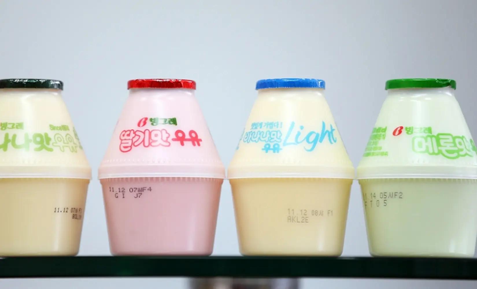 韓國香蕉奶多款口味介紹