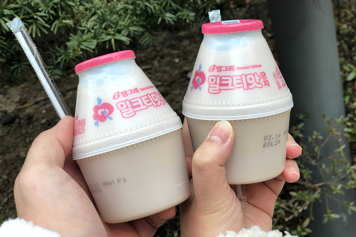 韓國香蕉奶 奶茶味