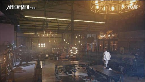 'Beauty Inside' film scene at Valor Cafe, spotlighting a romantic dialogue between characters amidst a nostalgic setting.