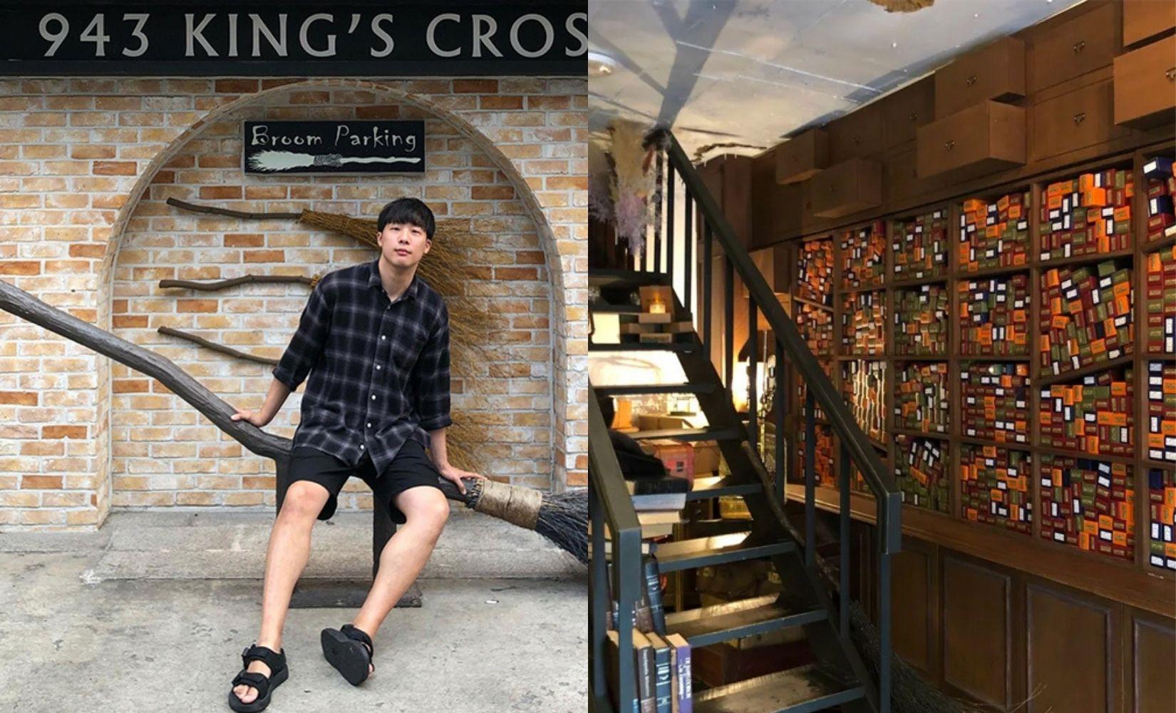 943 King's Cross: Cafe theo concept Harry Potter siêu hoành tráng ở Hongdae