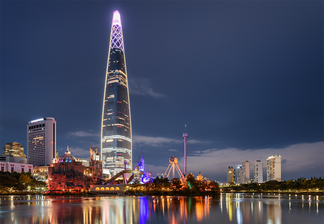 Celebrating the Year of White Mouse at Lotte Tower!, jamsil, lotte tower, lotte world, 2025, korea, seoul