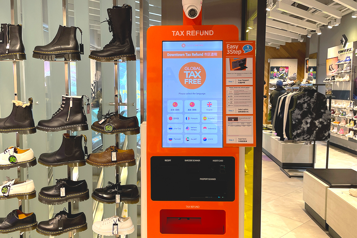 ABC MART明洞 現場退稅