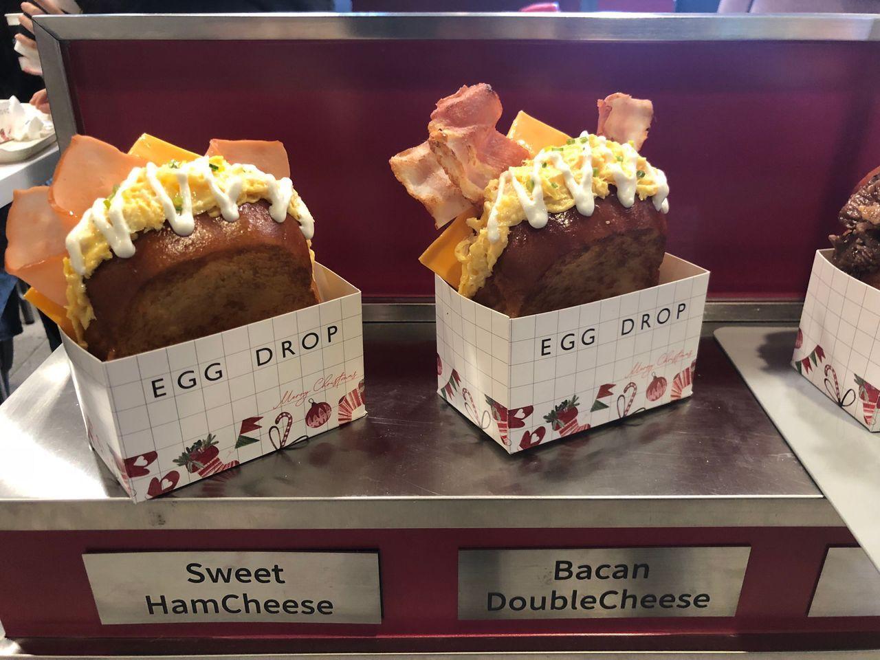 клиентийн Egg Drop захиалгын дэлгэцэнд худалдаж авах сэндвич сонгож байгаа нь.