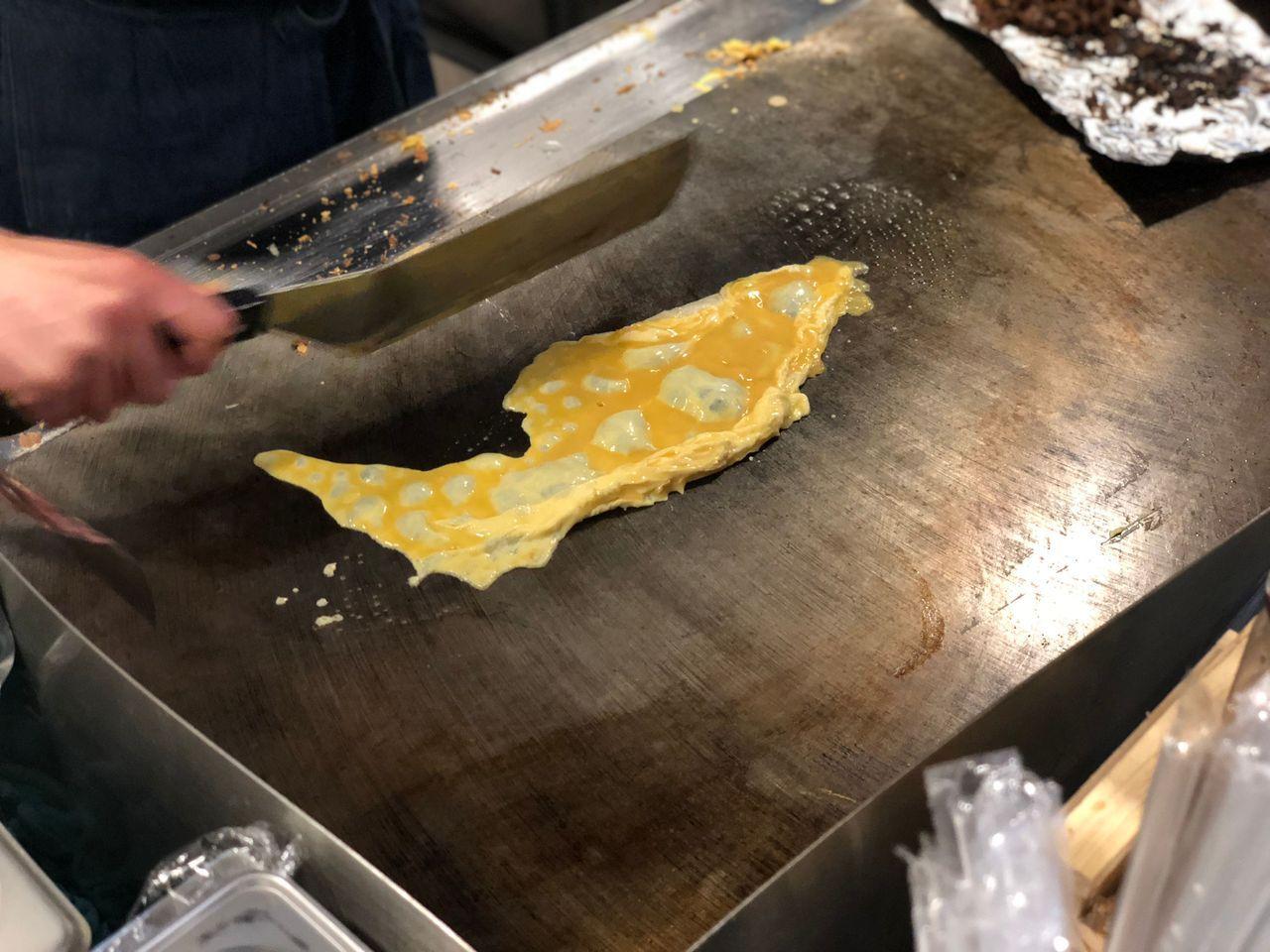 Egg Drop-д захиалга хүлээн авахад хэрэглэгдэх дугаарын цэс.