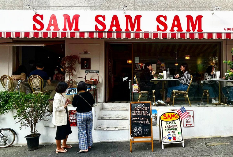 韓国旅行、韓国おすすめスポット、ホットプレイス、人気スポット、ソウル旅行、ソウルカフェ、ソウルグルメ、文来、ソンリダンキル、ヨンリダンキル