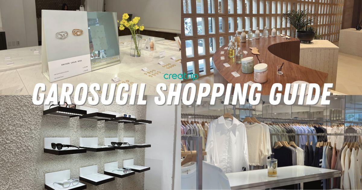 Sinsa-dong Garosugil Shopping Guide