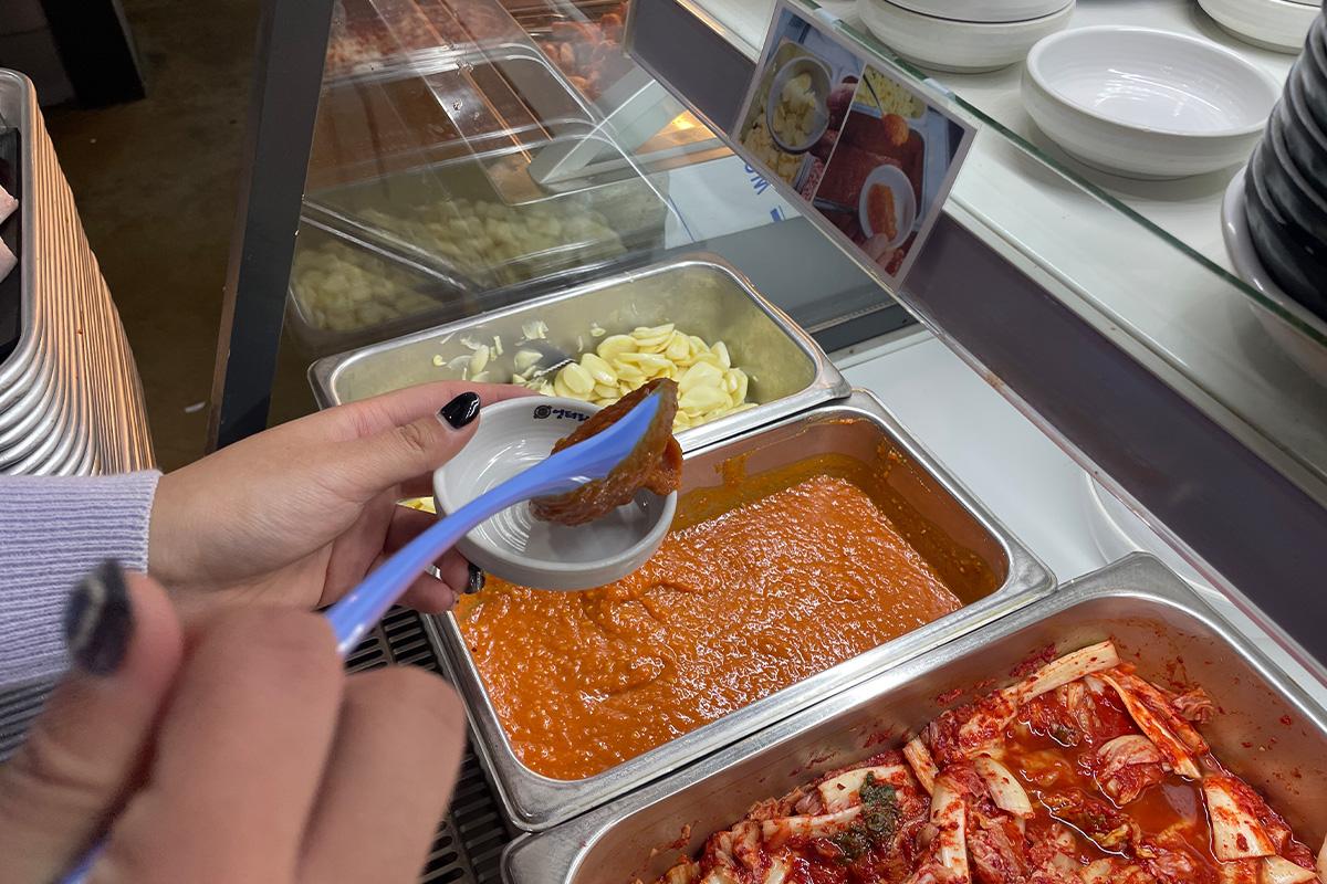 韓国旅行 韓国グルメ旅行 韓国グルメ 明洞グルメ店 明洞 オントリセンコギ サムギョプサル食べ放題