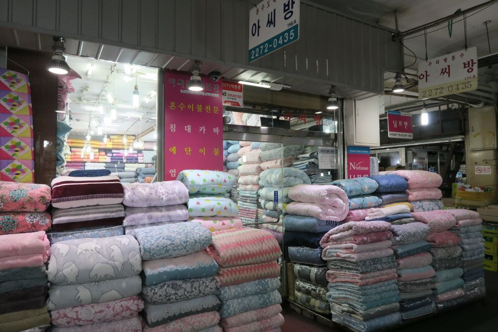 韓国旅行、ソウル旅行、韓国イブル、韓国ふとん、広蔵市場、アッシバン