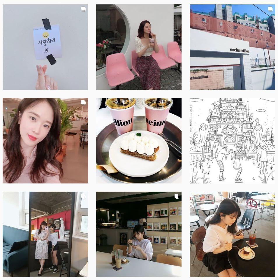 이태원 원인어밀리언 카페에서 제공하는 매력적인 디저트와 음료