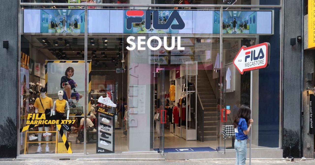 Cửa hàng FILA tại Seoul, Hongdae, Myeongdong, Seoul