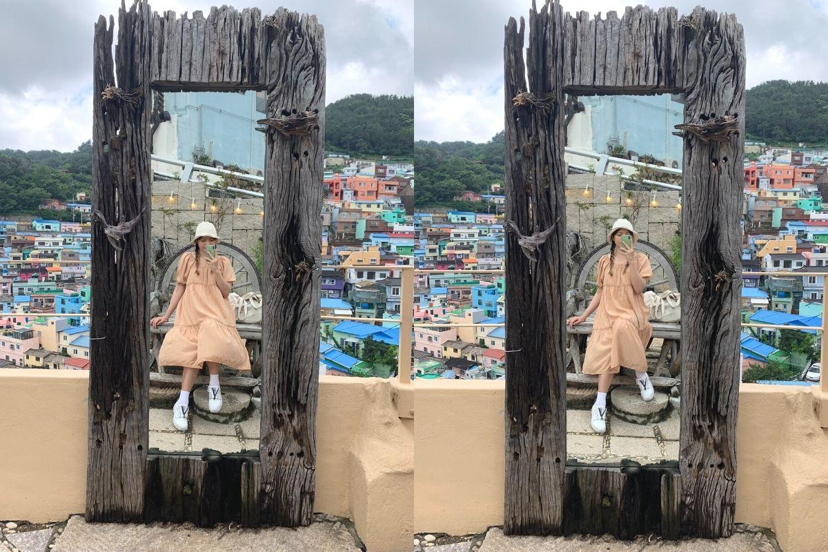 khu chụp ảnh ở Làng văn hoá Gamcheon Busan