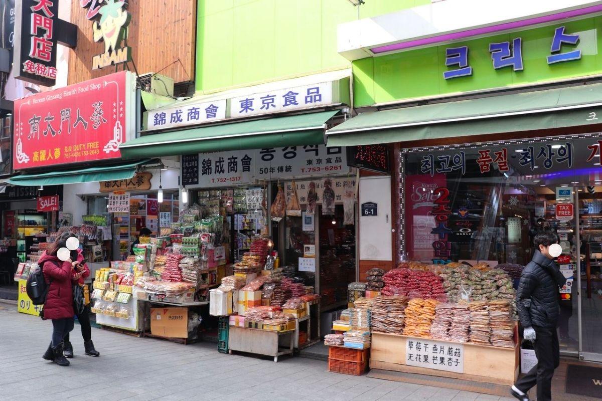 南大門市場 士多啤梨乾