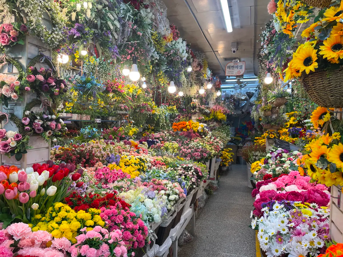 南大門 花卉市場 鮮花