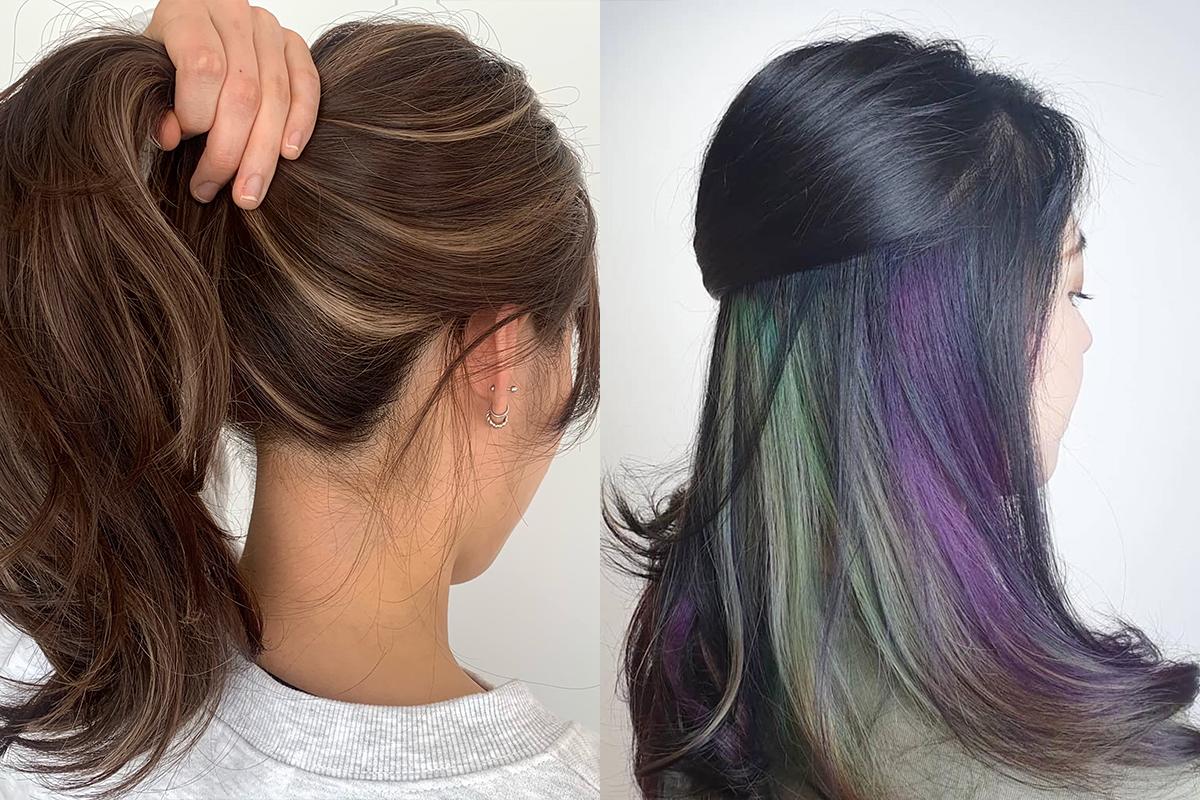 兩位女性的髮型對比，分別是短髮和長髮，短髮示範了整齊的波浪捲，長髮展示了自然的波浪捲，皆為JUNO HAIR出品。