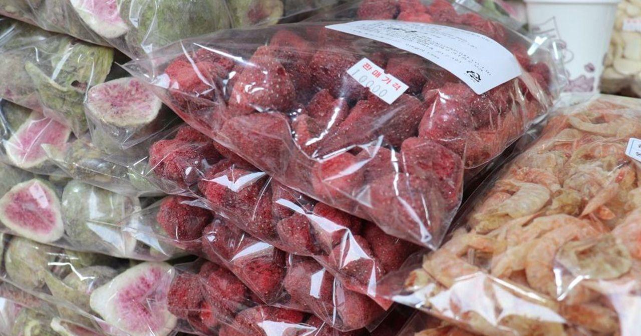 Mercato Namdaemun Seoul Sanghwae｜Fragola secca