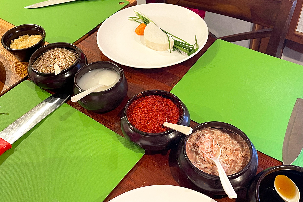 韓國旅行 整泡菜